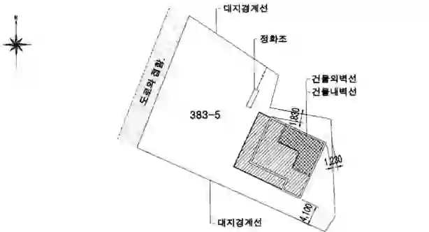 구양리 383-5 배치도 이미지